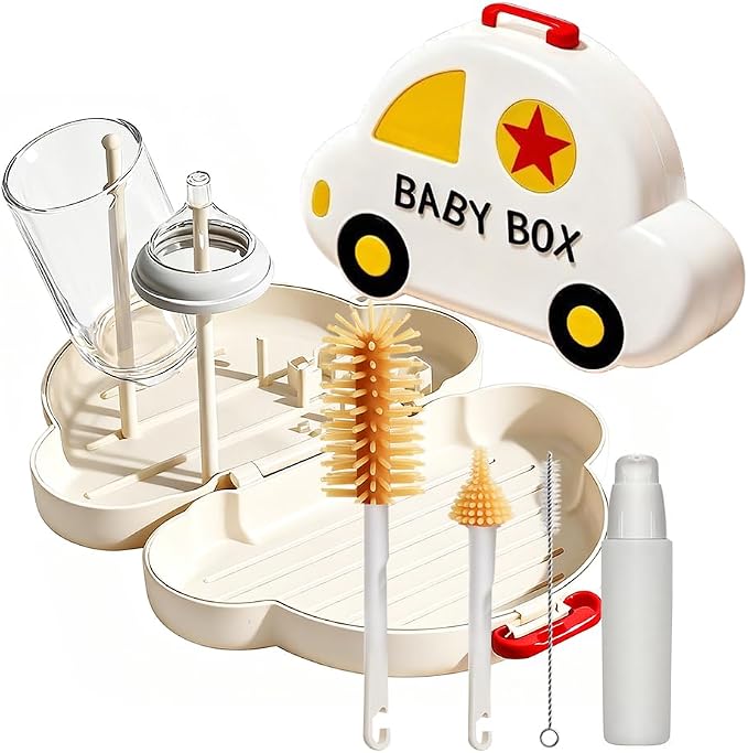 7-in-1 Baby Bottle Brush Set by Unknown