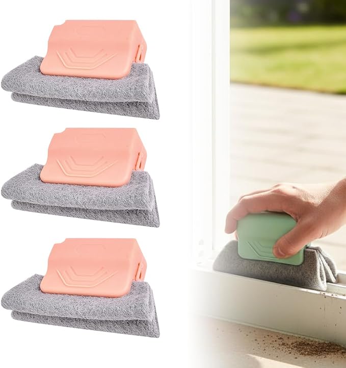Magic Window Track Cleaner, 2026 New Window Groove Cleaning Brush Tools Set by FANSUIT