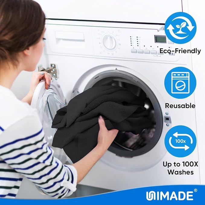 Microfiber Cleaning Cloth, 20 Pack Reusable Microfiber Towels - Image 6