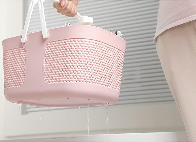Shower Caddy Basket, Portable Large Capacity Thickened Plastic Organizer - Image 3