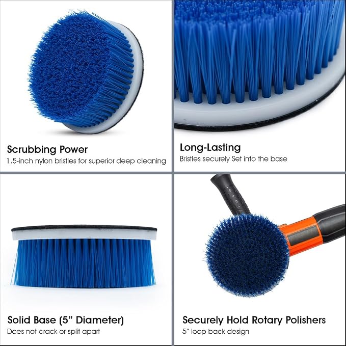Nanoskin 5" Carpet & Upholstery Rotary Brush - Image 3