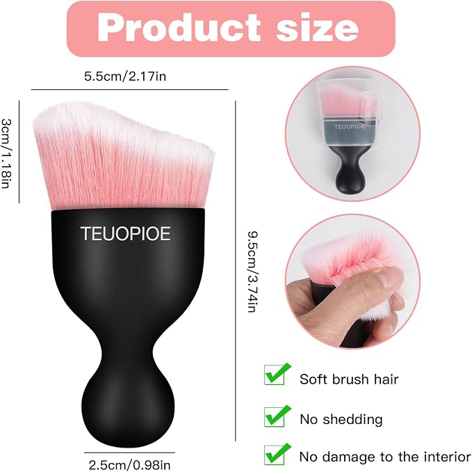 Car Interior Cleaning Brush, Car Duster Interior, Car Detailing Brush Dusting - Image 2