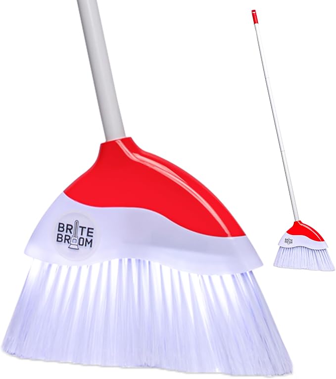Indoor Broom with LED Lights | Angle Broom by BriteBroom
