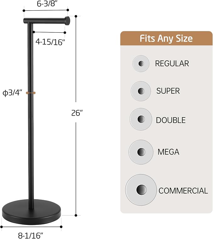 KES Toilet Paper Holder Stand - Image 5
