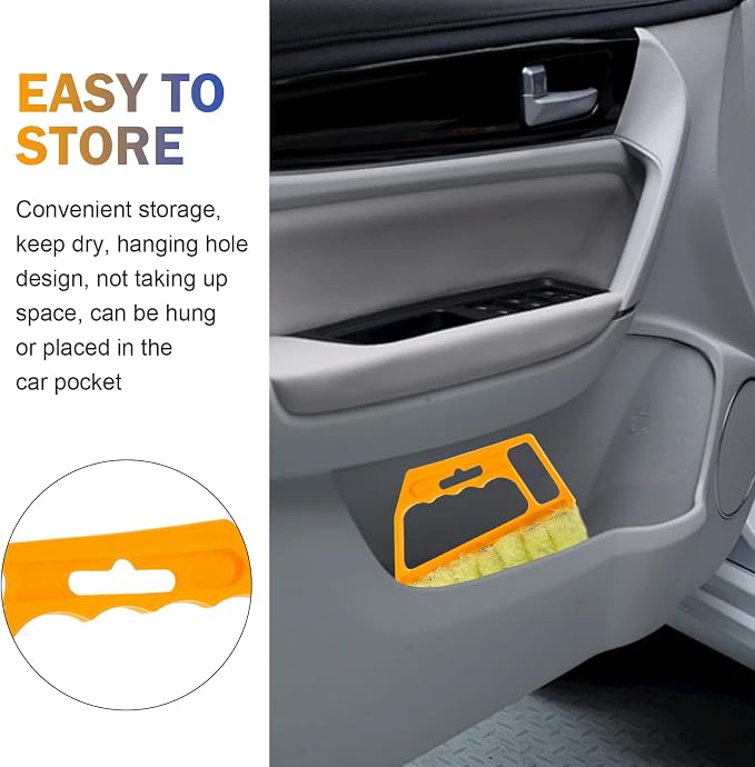WZP 2PCS Blind Cleaner Duster Tool, Mini 7 Fingers Air Vent Cleaners, Handheld - Image 5