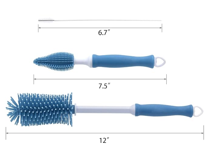 Silicone Cleaning Brush, and Smaller Diameter Openings - Image 2