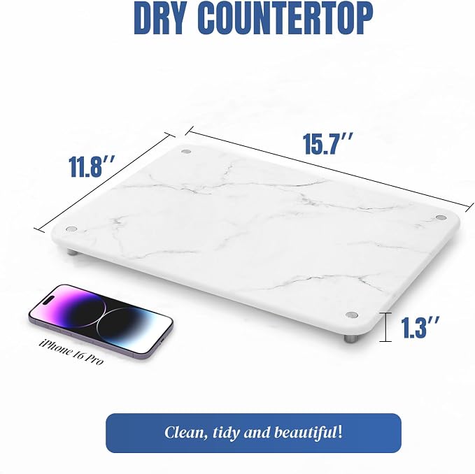 Stone Drying Mat for Kitchen Counter - Image 4