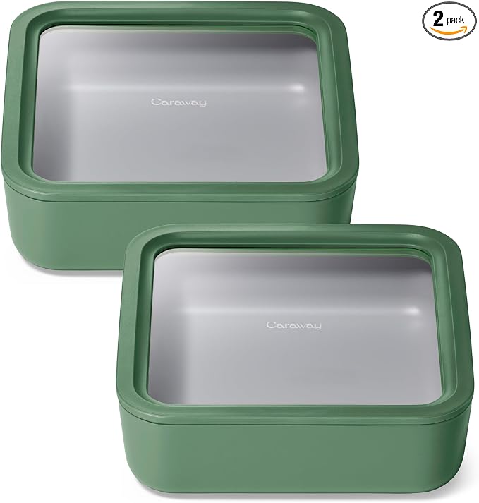 Caraway 2pc Glass Food Storage Set by Caraway