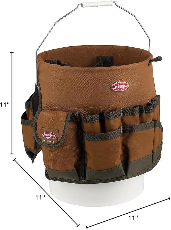 Bucket Boss The Bucketeer Bucket Tool Organizer in Brown - Image 18