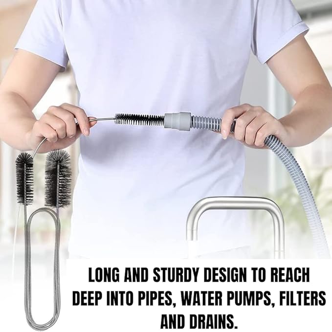 Flexible Drain Cleaning Brush for Drains, Bathroom Sink, and Kitchen Sink - Image 6