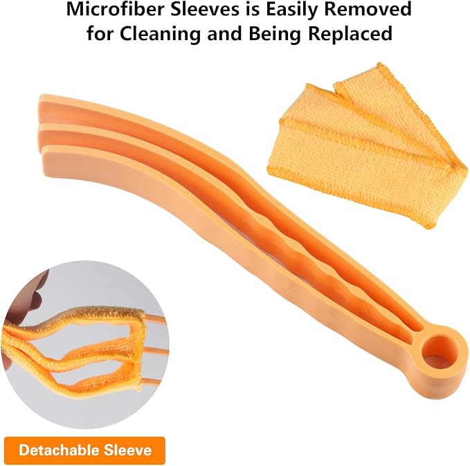 10-Pack Window Blind Cleaner Set: Includes 1× 7-Finger Detail Brush, 1× Shutter - Image 3