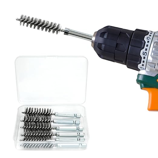 6 Pcs Stainless Steel Bore Brush Set - Image 3