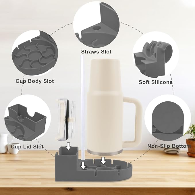 Water Bottle Drying Rack, Silicone Tumbler Drying Rack, Baby Bottle Dryer Holder - Image 5