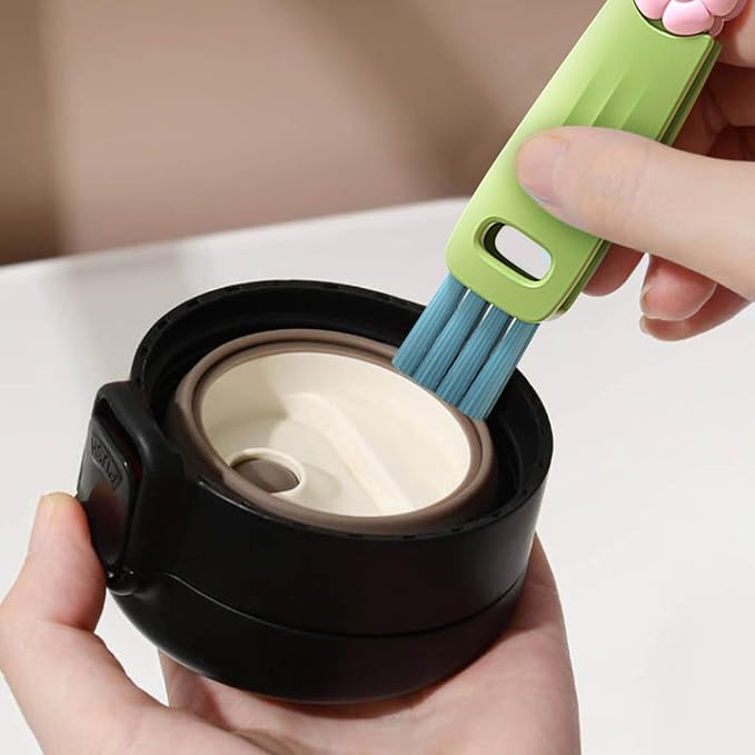 Straw Cleaner Brush Fit for Owala FreeSip 24oz/32oz/40oz, Silicone Long Handle - Image 2