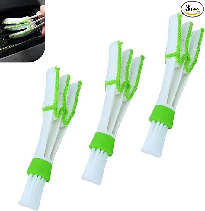 3 PCS Car Air Vent Cleaning Brushes, Universal by Unknown