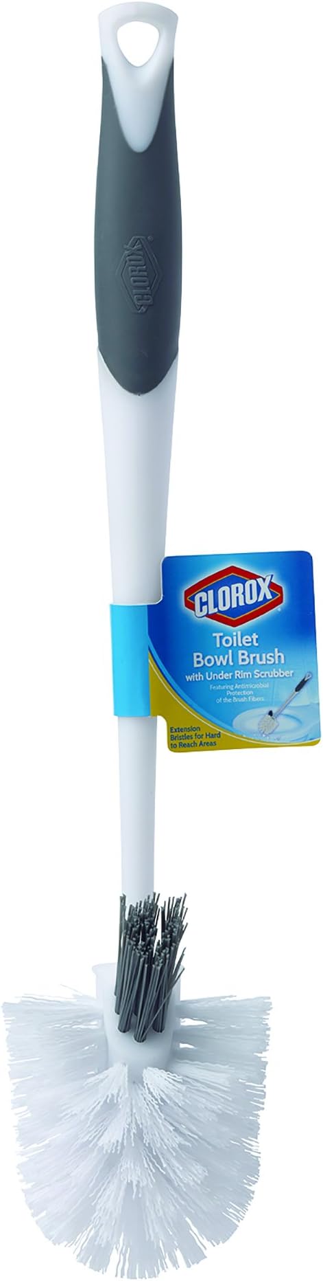 Clorox Toilet Bowl Brush With Under Rim Scrubber by Clorox