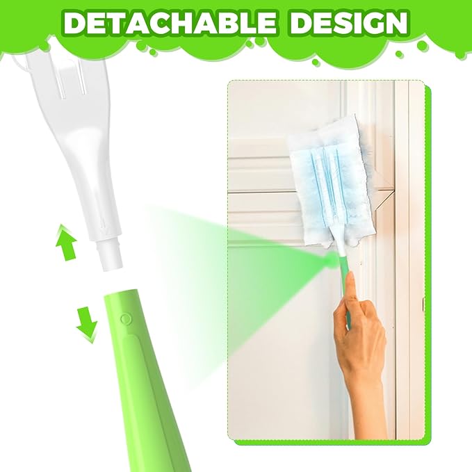 10PCS Duster Refills Folding Handles Set Compatible - Image 4