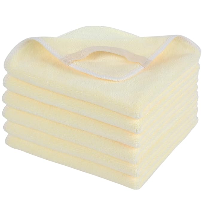 SINLAND Microfiber Facial Cloths Fast Drying Washcloth 12inch x 12inch by SINLAND