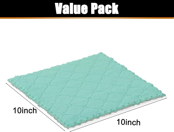 Mordimy 12 Pack Kitchen Cloths Dish Towels, Super Soft and Absorbent Dish Cloths - Image 5