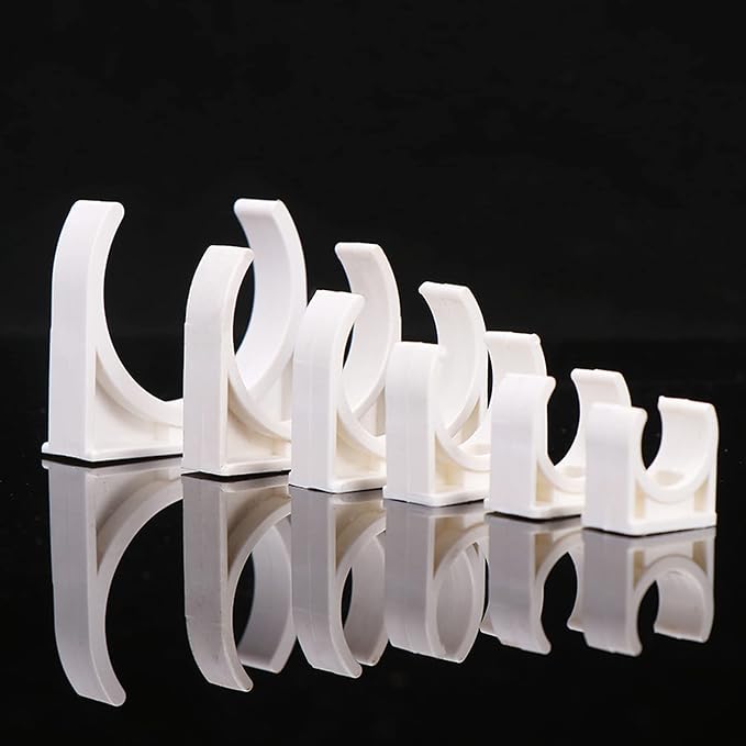 100 Pcs U-Shaped PVC Water 20mm Pipe Clamps Clips, U-Shaped Buckles Fit - Image 6