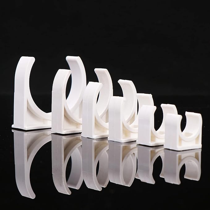 30 Pcs U-Shaped PVC Water 32mm Pipe Clamps Clips, U-Shaped Buckles Fit - Image 6