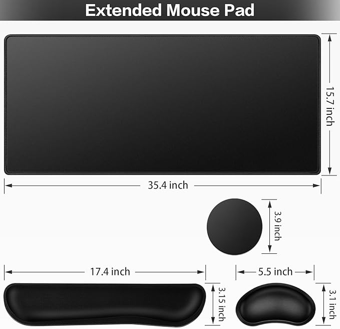 Mouse Pad Black, Mouse Pad - Image 6