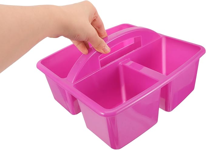 Portable Cleaning Tool Organizer Basket Multi-compartment Design - Image 8