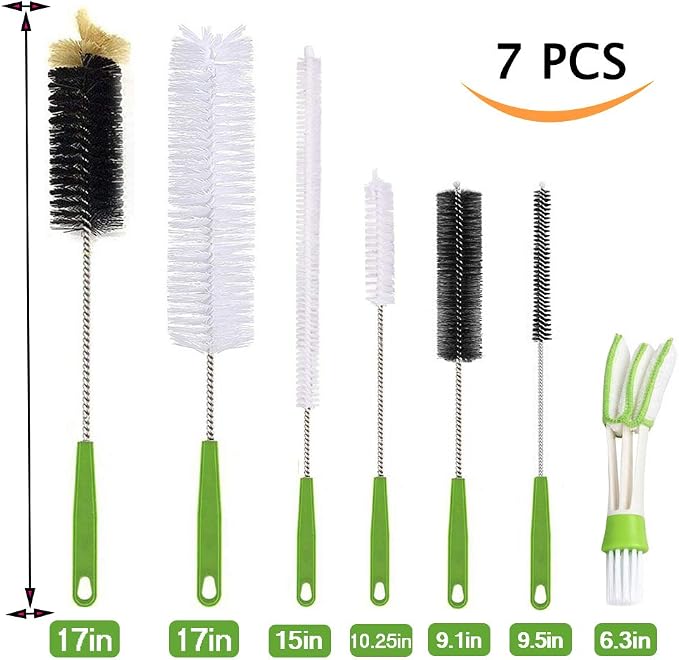 Long Bottle Brush, 17 in Bendable Cleaner Brushes - Image 7