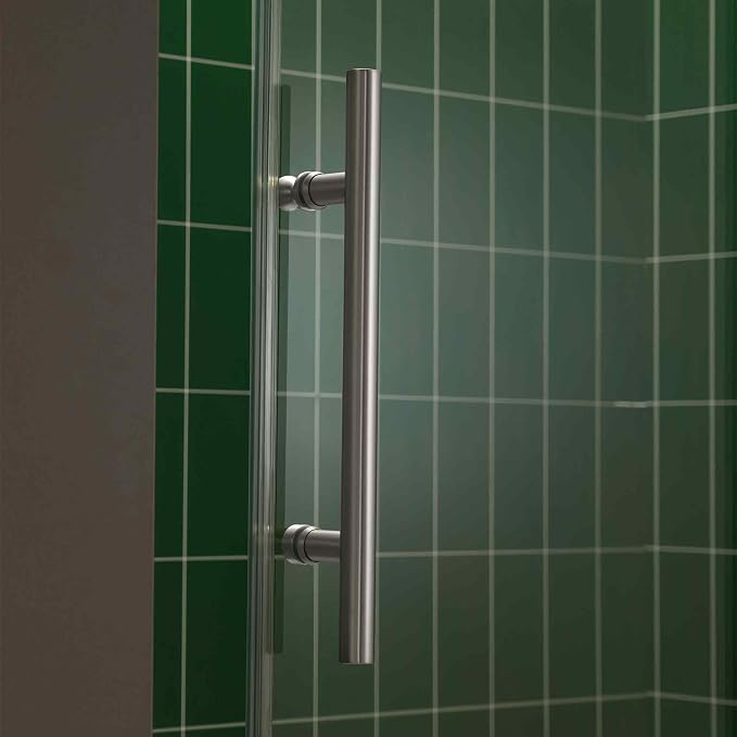 Woodbridge 56-60" W x 80" H Frameless Single Sliding Shower Door - Image 11