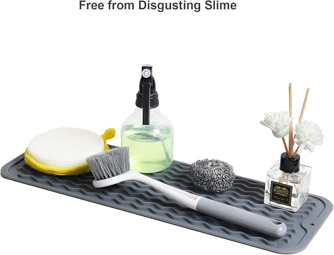 ZLR 2 Pcs Silicone Sponge Holder & Sink Caddy Tray - Image 6