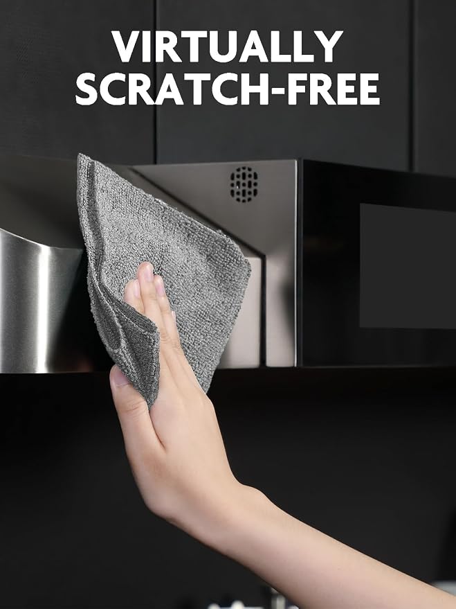 Tear-A-Rag Roll -50 Pack, 12 x 12 Microfiber Cleaning Cloth, Reusable Towels - Image 4
