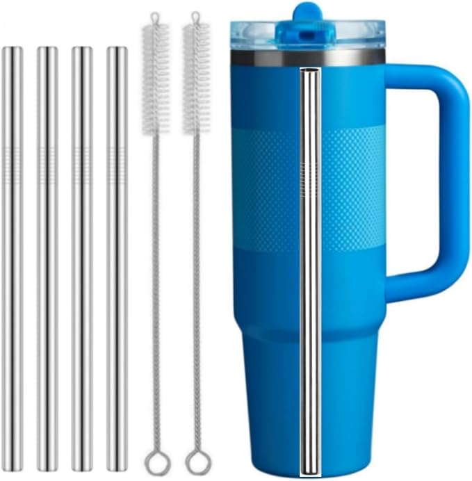 Metal Straw Replacement for Stanley Quencher ProTour Flip Tumbler 40oz by GL-Auking