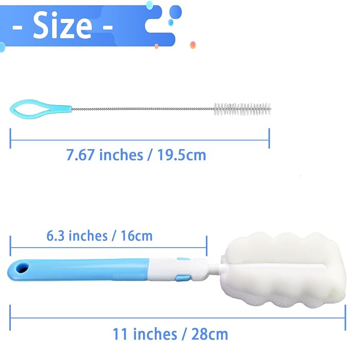 INVODA 4PCS Sponge Cup Brush - Image 4