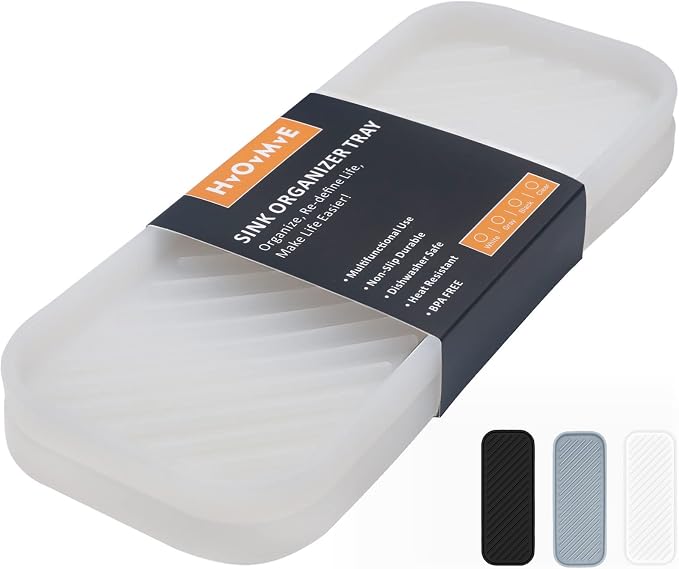 Silicone Organizer Tray, Soap and Sponge Holder by HvOvMvE