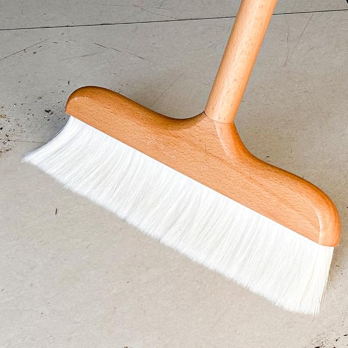 Gloffer Indoor Wood Wool Broom, Ultra Soft Bristles Broom - Image 7
