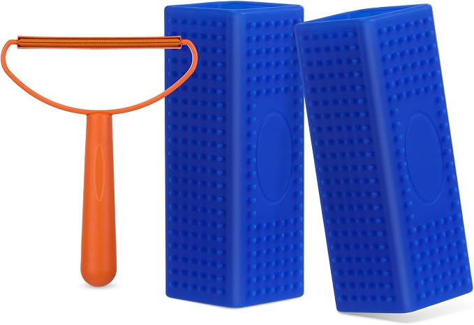 Honeydak 3 Pieces Hair Remover Tool Dog Hair Remover Pro Silicone Cleaner Brush by Honeydak