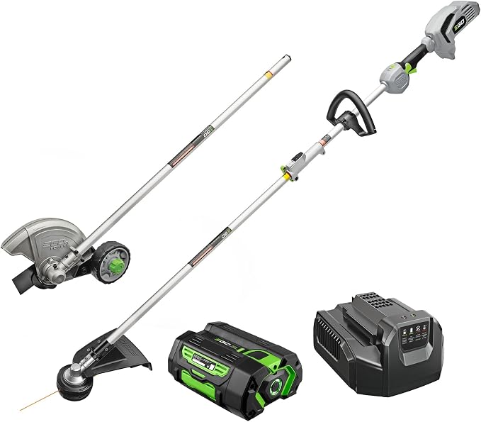 EGO POWER+ 15" String Trimmer and 8" Edger Attachments by EGOPower