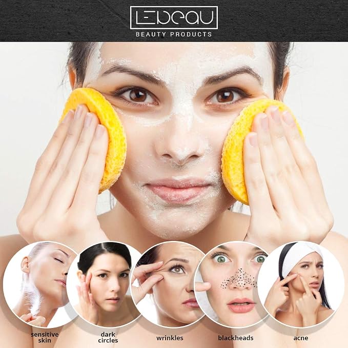 LeBeau Compressed Facial Sponges, Face Sponges - Image 3