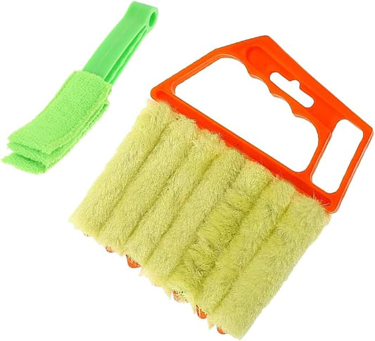 CLISPEED 2pcs Handheld Blinds Cleaning Brush Window Shutter Cleaner Brush by Clispeed