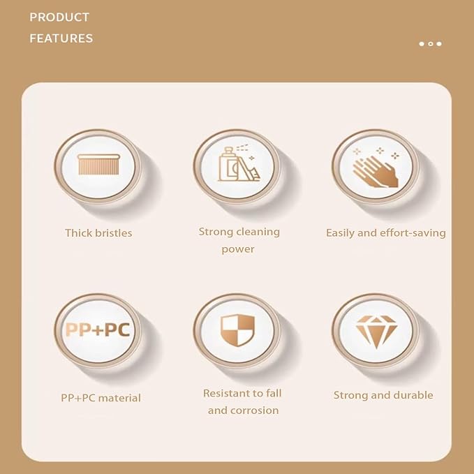 2 Pack Laundry Scrub Brush Cleaning Tool, Stain Remover Brush, Soft Bristle - Image 9