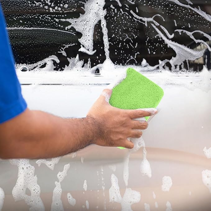 HOMEXCEL Microfiber Applicator Pads, Scratch-Free Car Wash Sponge - Image 5