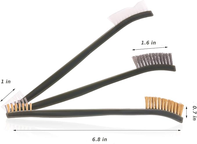 Gun Cleaning Brushes Picks Kit Set Brass Copper Steel Nylon Stainless Steel - Image 6