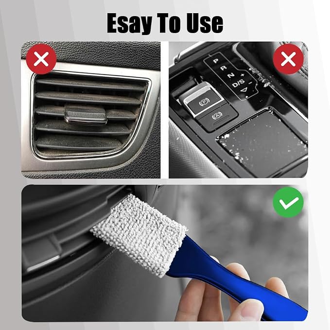 Double Head Brush for Car Clean, Cleaning Brush, Soft Car Detailing Brush - Image 4