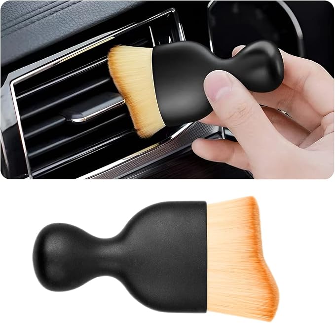 Blilo Car Interior Detailing Brush, Auto Soft Hair Cleaning Brushes, Curved by Blilo