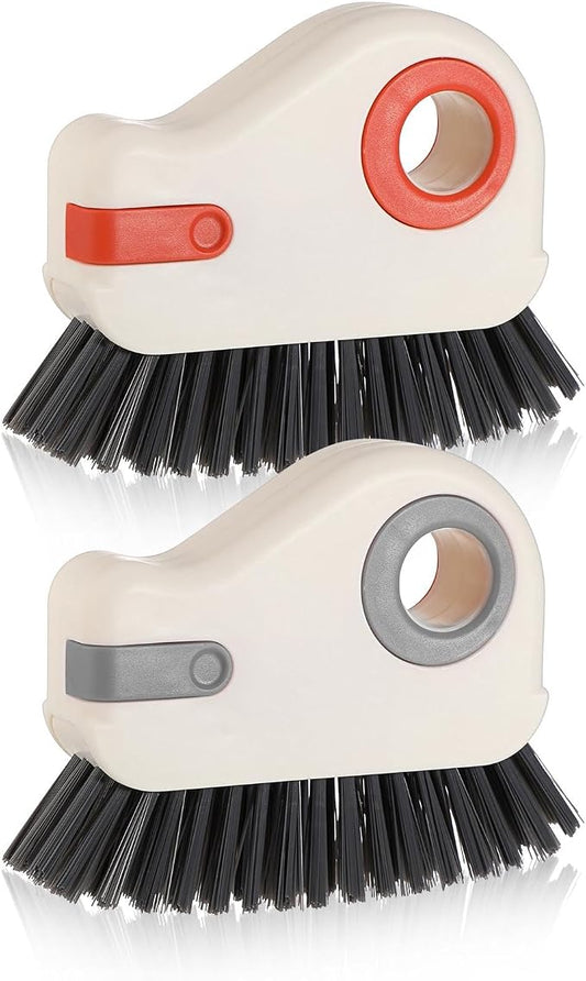 2Pcs 2 in 1 Groove Cleaning Brush, Hard Bristle Window Track Cleaning Tools by Unknown