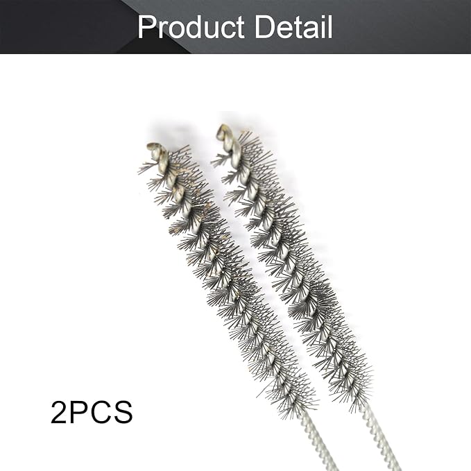 Utoolmart Steel Wire Cleaning Brush, Spiral Power Tube Brush, Steel Wire Tube - Image 4