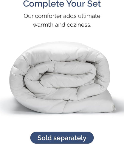 Extra Deep Pocket Twin XL Sheets - 3 Piece Breathable & Cooling Bed Sheets - Hotel Luxury Bed Sheet Set - Soft, Wrinkle Free & Comfy - Easily Fits Extra Deep Mattresses - Deep Pocket Sky Blue Sheets