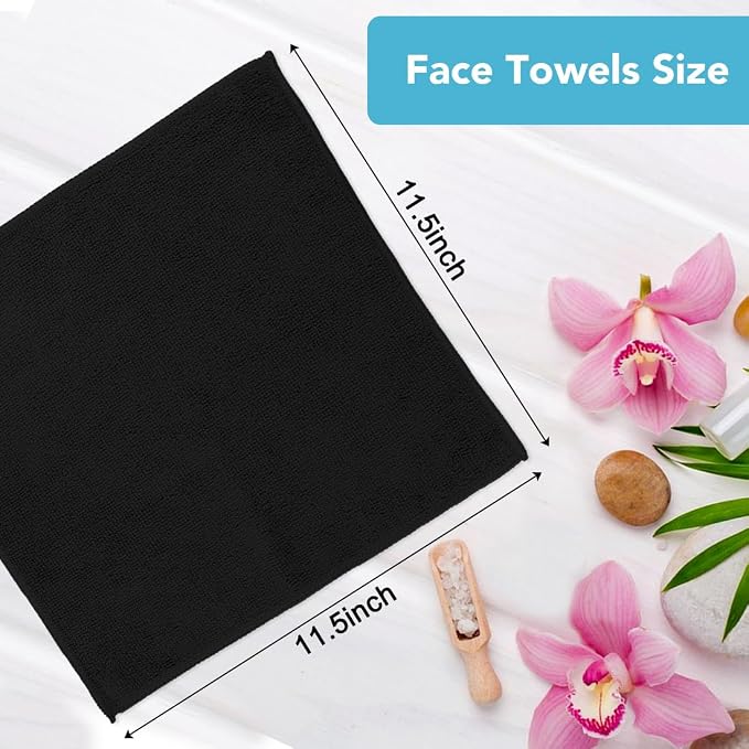 Orighty Washcloths Towels Set 10 Pack, Highly Absorbent and Soft Feel - Image 5