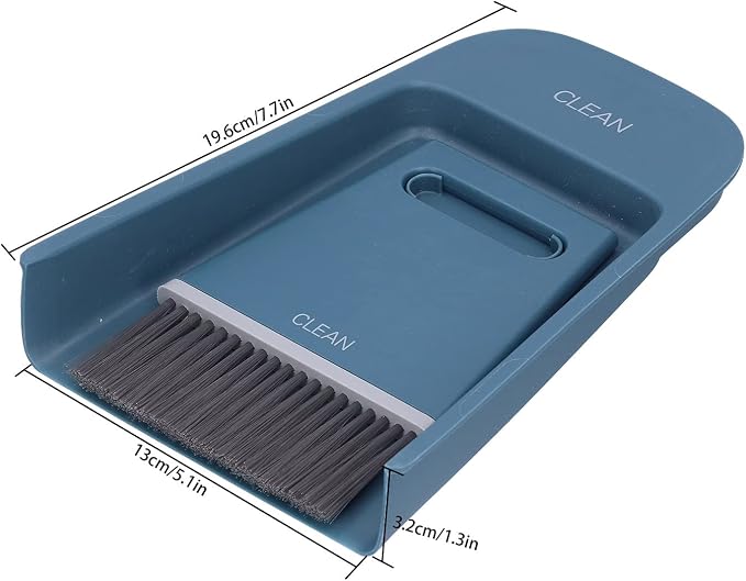 Handheld Broom and Dustpan Set Small Dust Pan and Brush Set, Small Broom and - Image 6