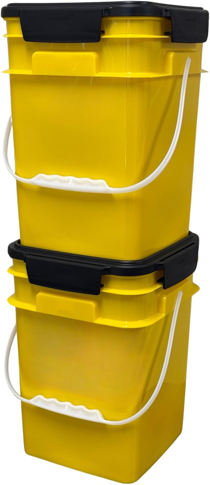 House Naturals 4 Gallon Square Food Grade Bucket Pail - Image 3